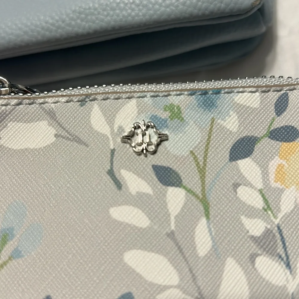 Nanette Lepore Light Blue Crossbody with Card Holder/Wallet - Picture 5 of 16